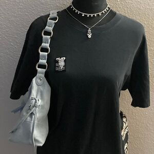 Nike Women's Black and Pink T-shirt